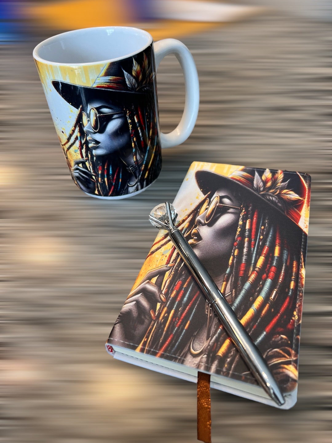 Design’s by Cyere Journal and Ceramic Mug Gift Set - Etsy