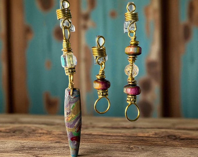 Mystic Earth Fusion Loc & Braid Jewelry Set by Cyere’s Closet