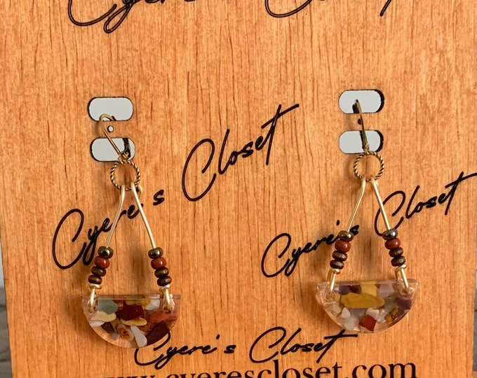 Designs by Cyere Mookaite Jasper Earring Collection