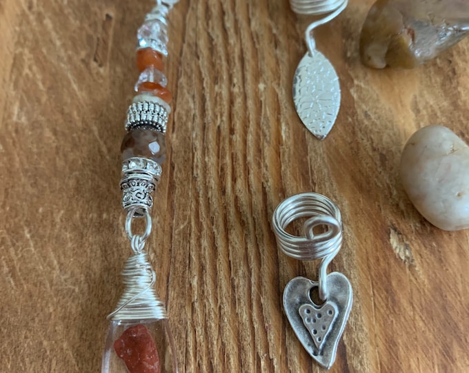 Design’s by Cyere River Stone Loc and Braid Jewelry Set Collection