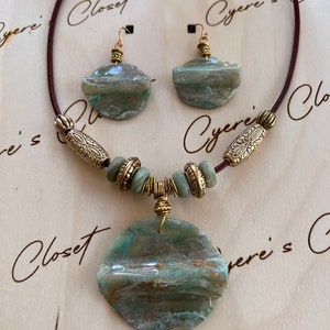 Designs by Cyere Midori Earring and Necklace Jewelry Set image 2