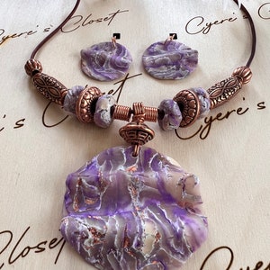 Designs by Cyere Midori Earring and Necklace Jewelry Set image 1
