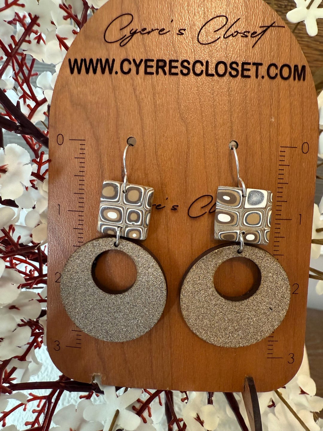 Design’s by Cyere Mocha Earring Collection - Etsy