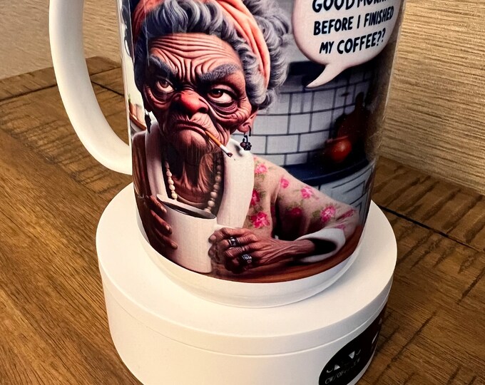 Designs by Cyere Don’t Speak Before Caffeine” Coffee Mug