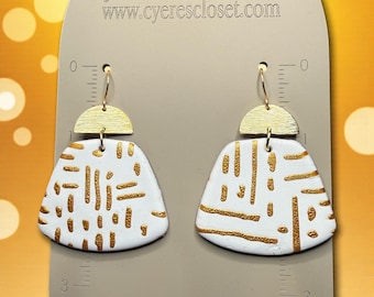 Bold Tribal Harmony Kente Earrings | Afrocentric Statement Jewelry | Handmade Modern Boho Earrings