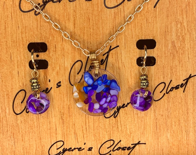 Design’s by Cyere A Mother’s Wish Earring and Necklace Jewelry Set