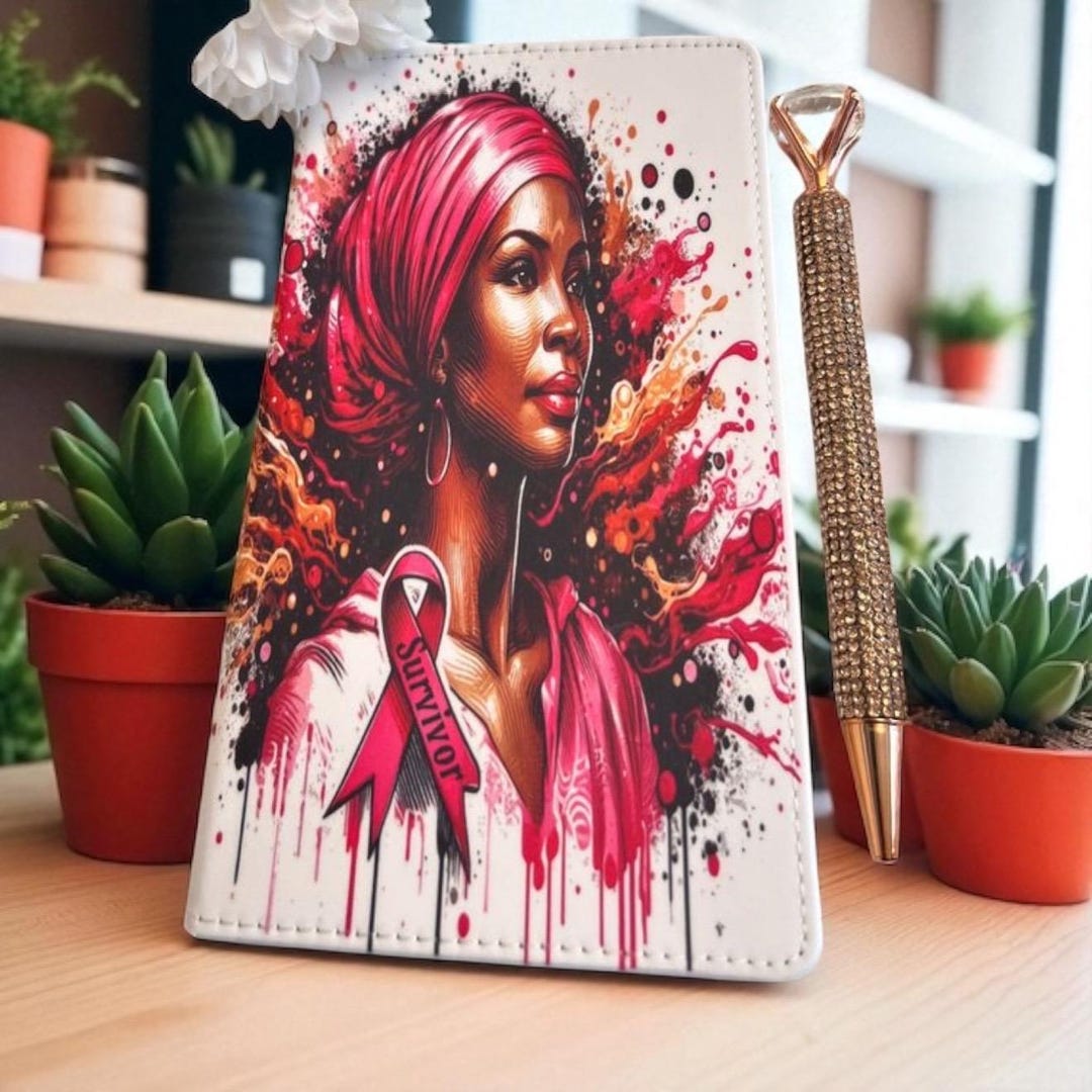 Design’s by Cyere Survivor Strength Cancer Awareness Journal - Etsy