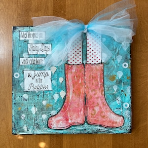Mixed Media-Whimsical-Collage-Art-Original