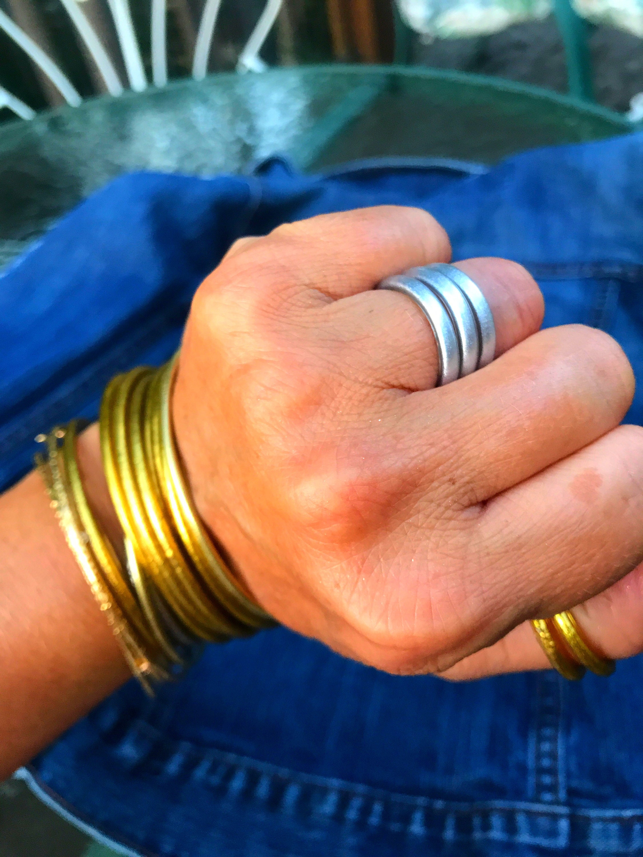 SILVER RINGSclassy jewelry waterproof lightweight with silver Etsy