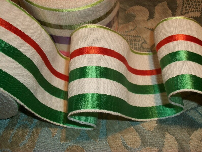 1 yard 1 3//8/" Burgundy Gray Black Both striped rayon grosgrain ribbon Belting