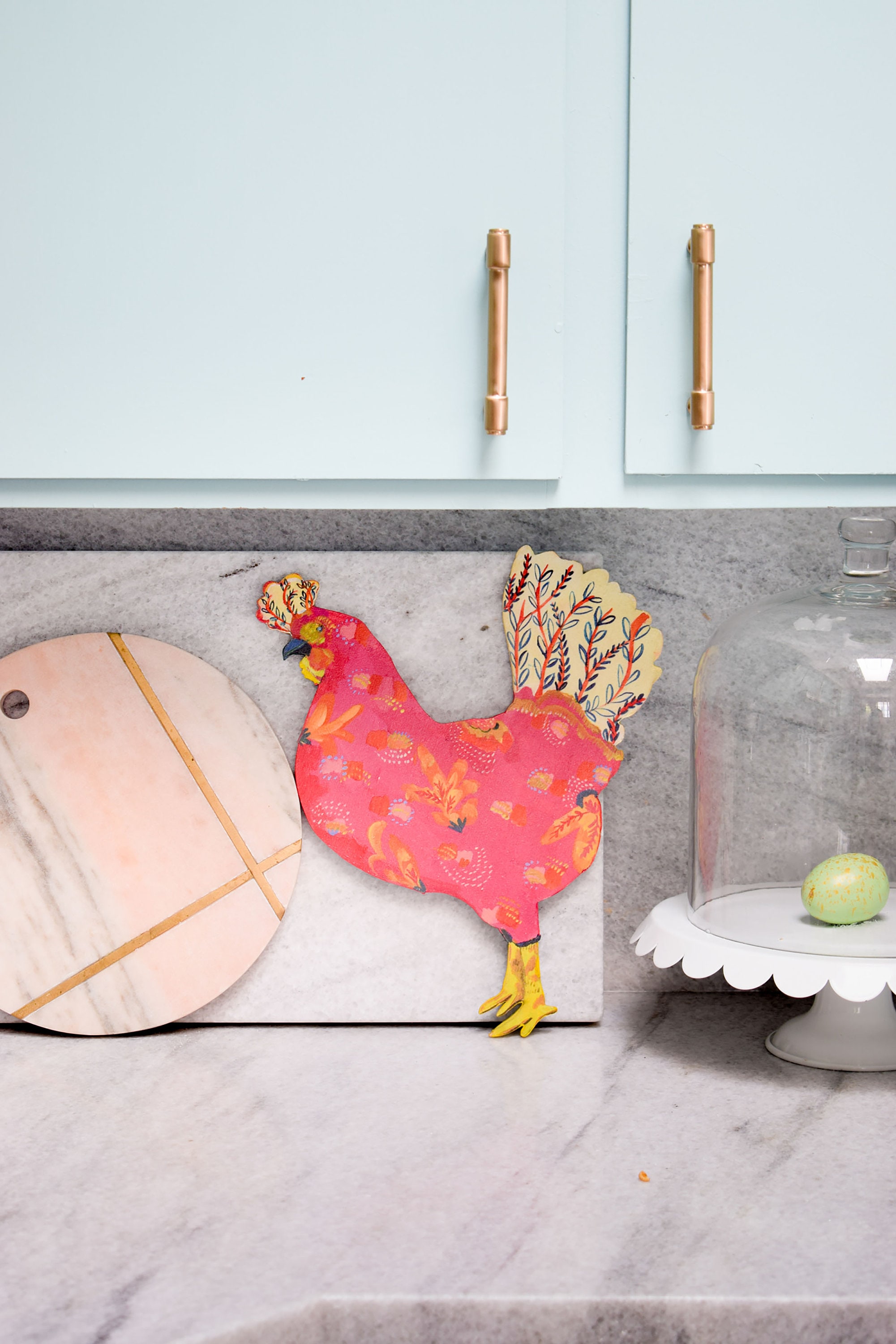 Appenzeller Spitzhauben, pink chicken, chicken ornament, chicken decor ... - Il Fullxfull.2571577231 7wDr