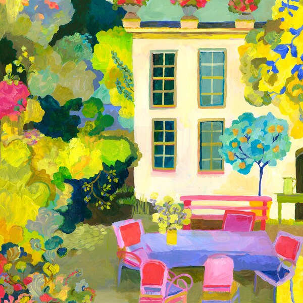 Large Colorful Art Etsy