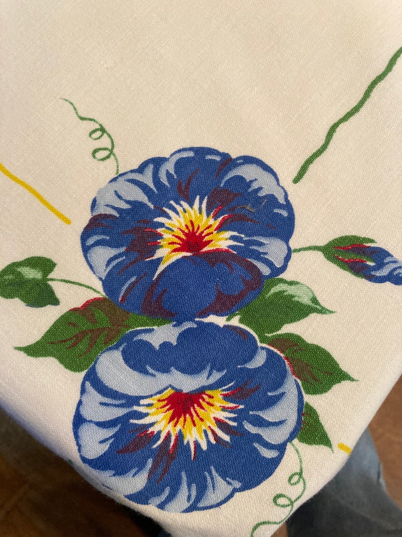 Classic Wilendur Vintage Tablecloth rosemead Etsy