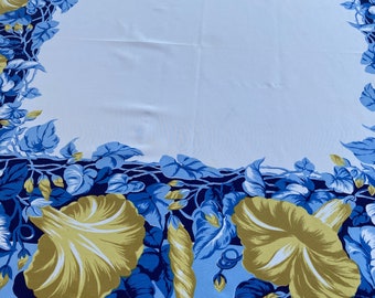 Vintage Tablecloth, CHP   "Moon Flower" WOW!