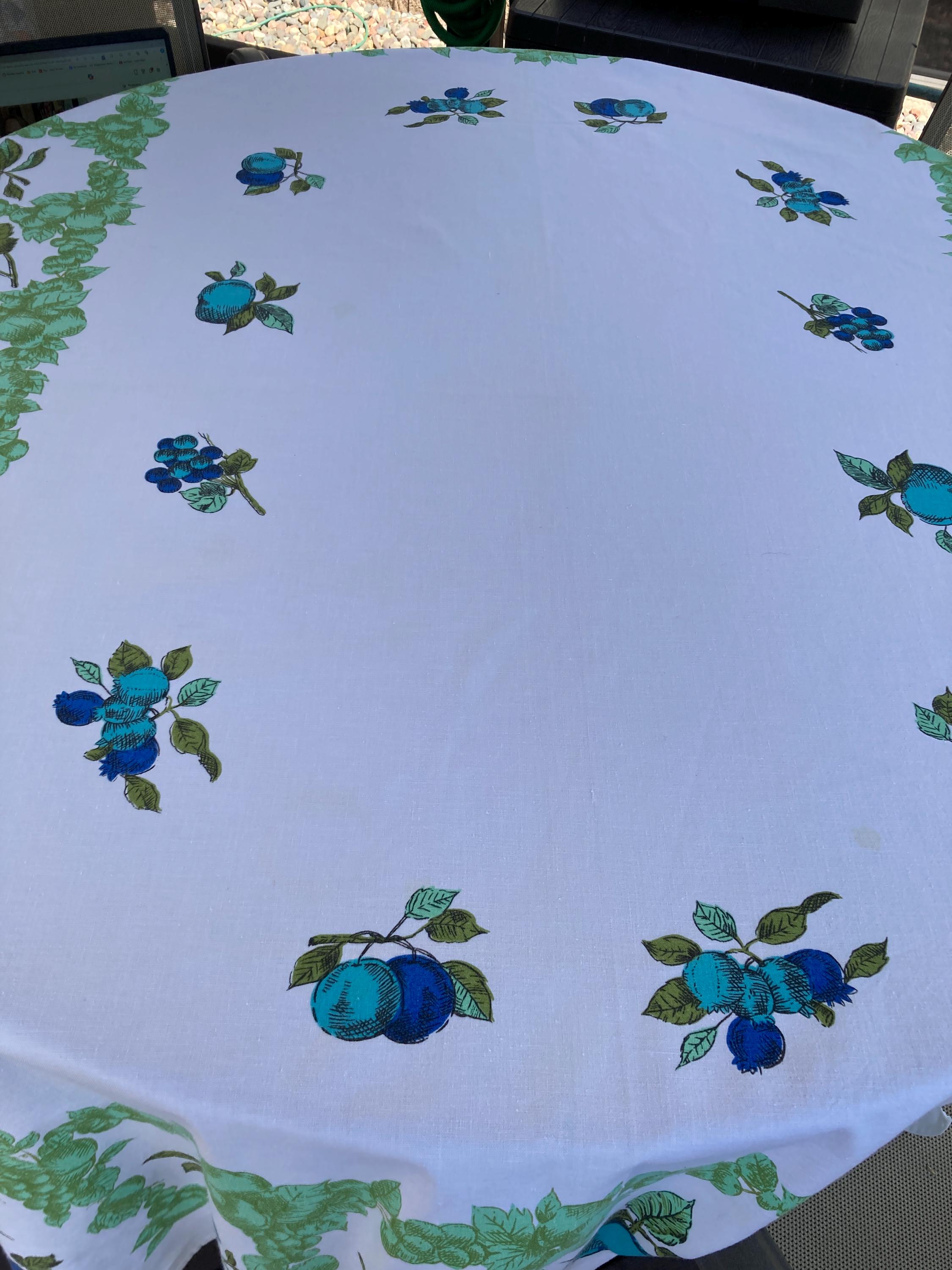 1960年代頃のヴィンテージテーブルクロス - Etsy 日本