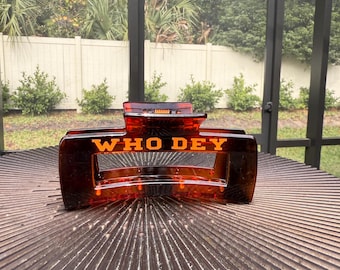 Cincinnati Bengals Hair Claw Clip: "Who Dey" 4-Inch Accessory