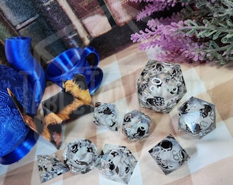 Cat Lover -Liquid Core Dice Set