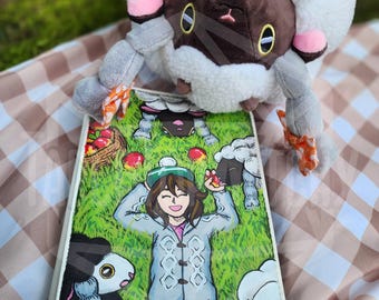 Gloria and Wooloo Painted Binder
