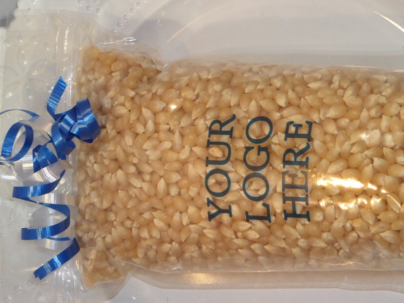Custom Logo Popcorn Bags Qty5 Etsy
