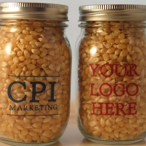 Custom Logo Mason Jar  Qty5