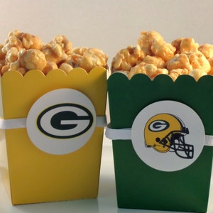 Football Team  Mini Popcorn Boxes (12)
