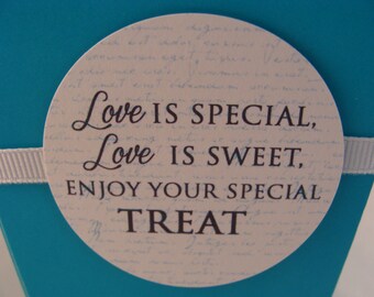 Mini Popcorn Boxes (12) Love is Special