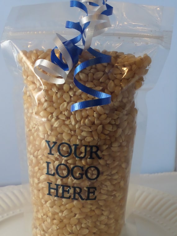 Custom Logo Popcorn Bags Qty5 Etsy
