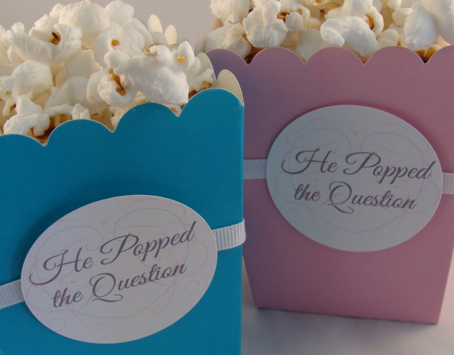 He Popped the Question Mini Popcorn Boxes (12) - Etsy