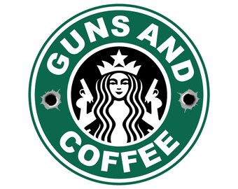 Download Guns And Coffee Etsy