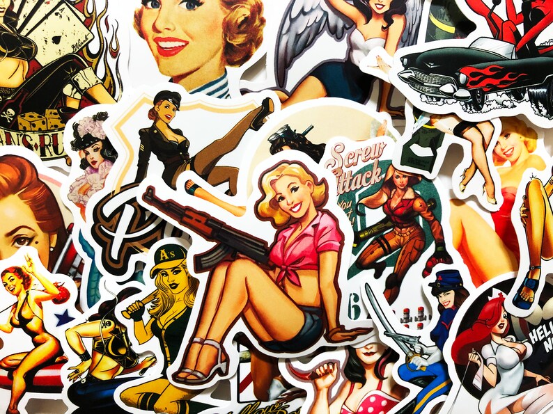 25 Random Sexy Anime Lewd Ecchi Hentai Stickers Bunny Girl Etsy