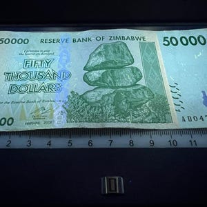 Zimbábue Uma nota de 50000 dólares 2007 Papel-moeda Moeda mundial