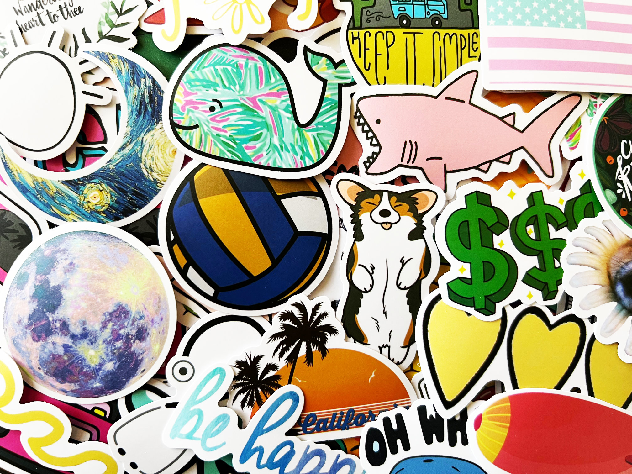10-100 Wholesome Cute Sticker Pack Good Vibes