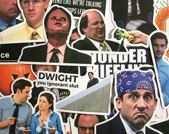 20 The Office Show Stickers Dwight Jim Stanley Michael Creed and More!