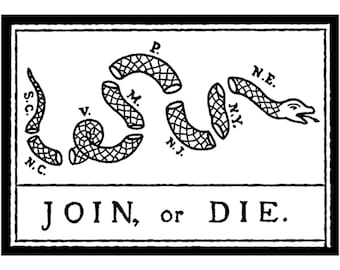 Join or Die Second Amendment Military Army Navy Decal Sticker