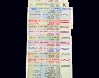 ジンバブエ 10億ドル 2008年紙幣 収集品 素晴らしい品質 1枚 - Etsy 日本