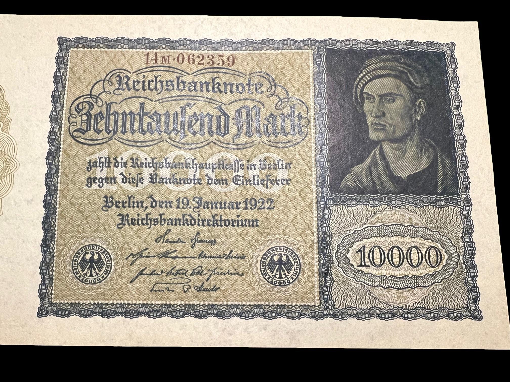 値引き可能　1922年発行 10000マルク 旧貨幣 値引き可能 1922年発行 10000マルク 旧貨幣