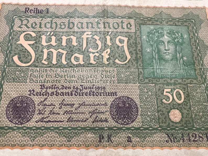 100+ år gamla 5 slumpmässiga vintagesedlar antika pengar set valuta kontanter gåva bild 10