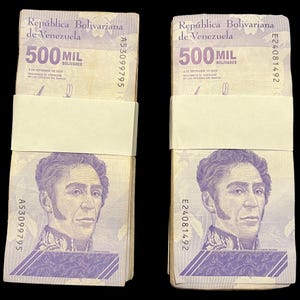 200x Venezuela 500 Mil Bolivar Soberano Banknotes Lot Million Bundle Bolivares