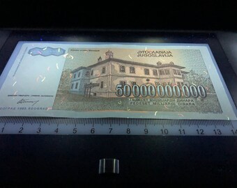 【レア】ハイパーインフレ　ユーゴスラビア 500000ディナール 旧紙幣2枚組 ユーゴスラビア 5 500億ディナール 1993年紙幣 ハイパーインフレ 通貨