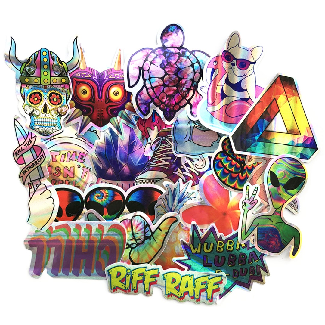 21 Shiny Holographic Laser Foil Stickers - Etsy