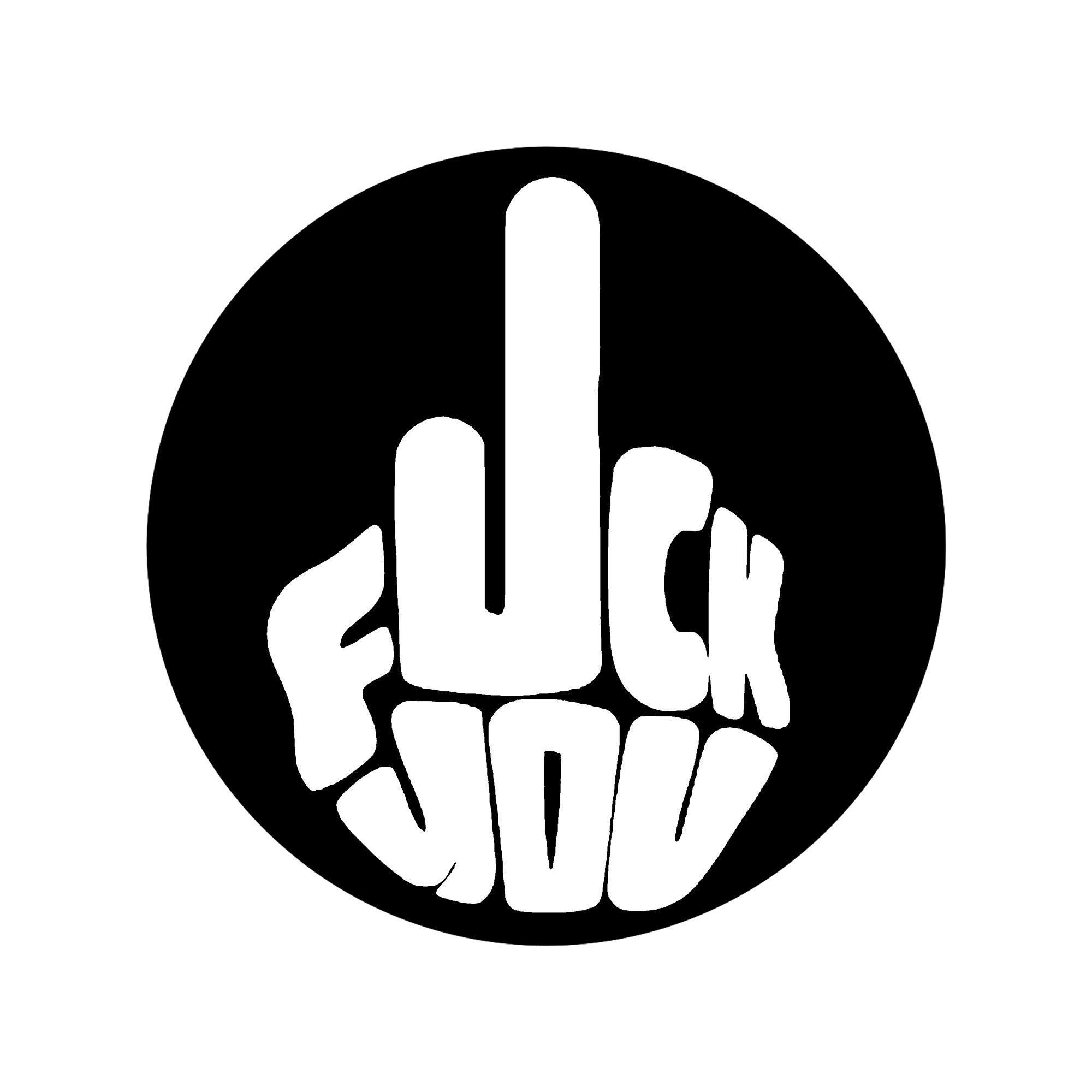 F You Fck You 面白い中指ステッカー ラップトップスキン トラック