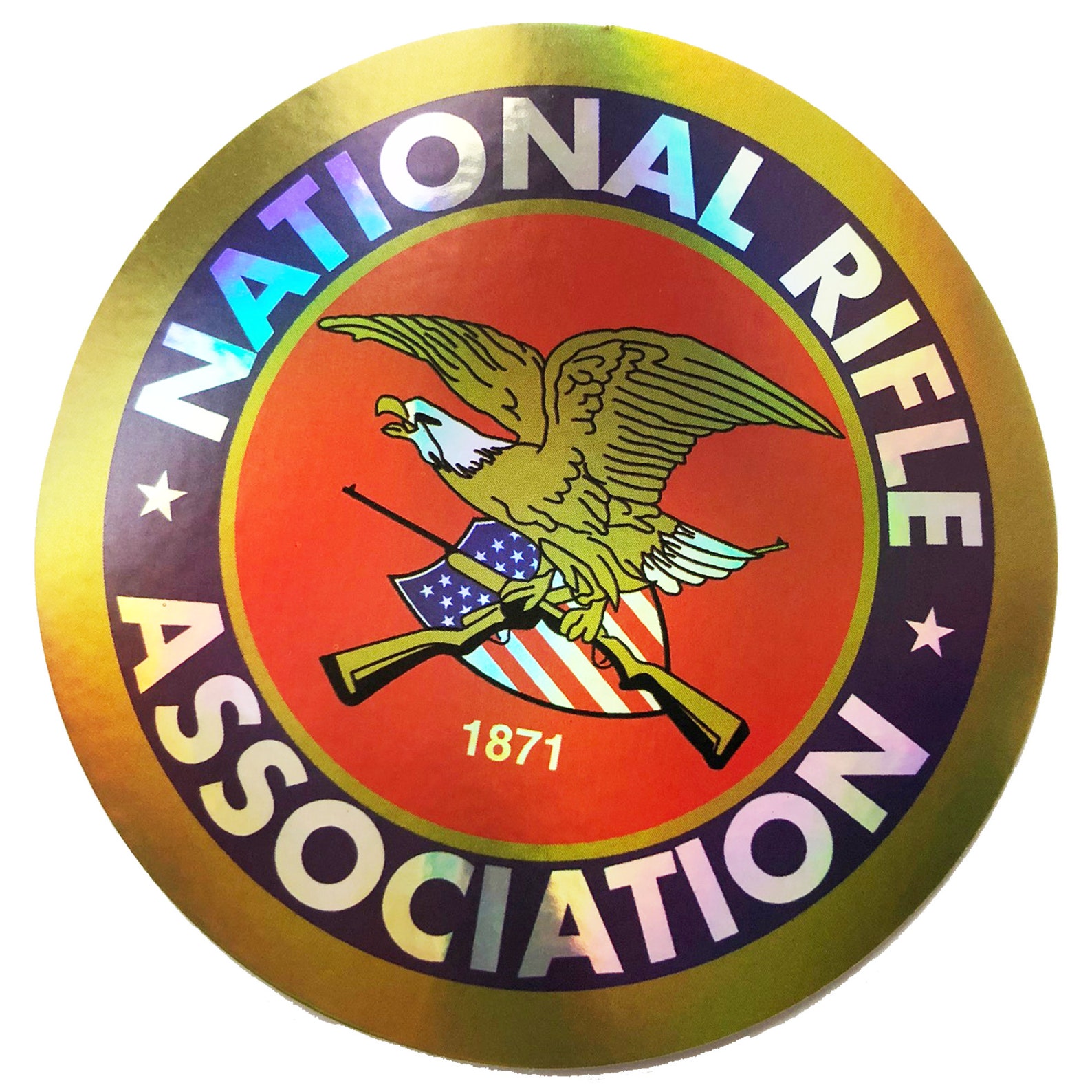 Shiny National Rifle Association NRA Sticker Laptop Bumper Etsy