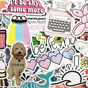 50 Cool Mixed Sticker Pack For Laptop Book Decoration Stickers