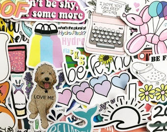 50 Cool Mixed Sticker Pack For Laptop Book Decoration Stickers