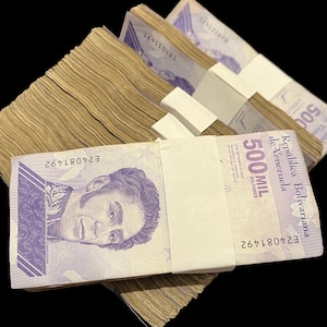 1000x Venezuela 500 Mil Bolivar Soberano Banknotes Brick Million Bolivares