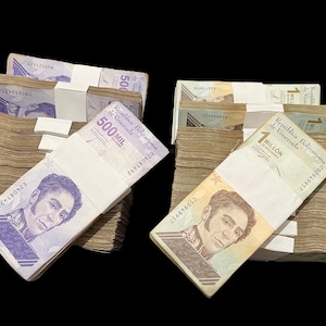 2000x Venezuela Bolivar Soberano Banknotes Brick Million Bolivares 1 500 Mil