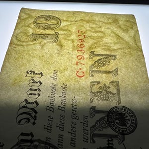 100+ år gamla 5 slumpmässiga vintagesedlar antika pengar set valuta kontanter gåva bild 5