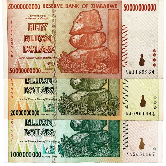 10兆ジンバブエドル紙幣 新品 未使用（ハイパーインフレ紙幣 コレクターズアイテム） 鑑定書付き50兆ジンバブエドル 1枚 未使用 ピン札 ジンバブエ 紙幣