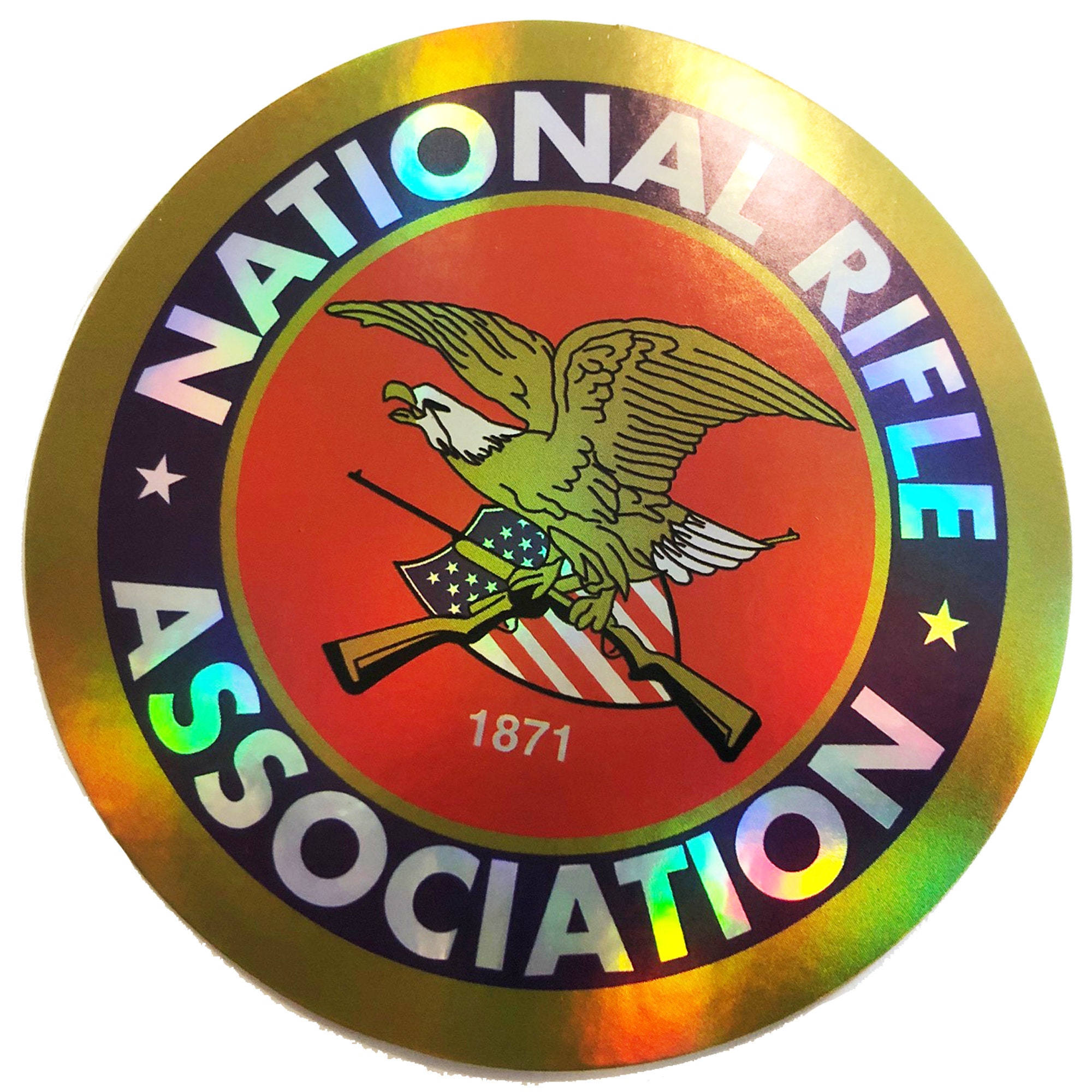 Shiny National Rifle Association NRA Sticker Laptop Bumper Etsy