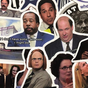 50 The Office Show Stickers Dwight Jim Stanley Michael Creed and More! 